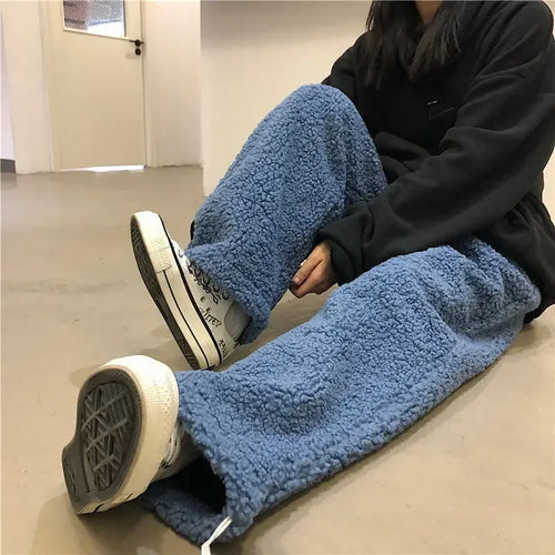 Winter Fluffy Thick Sweatpants