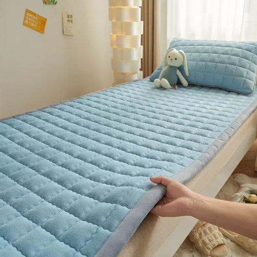 Winter Flannel Soft Mattress Topper