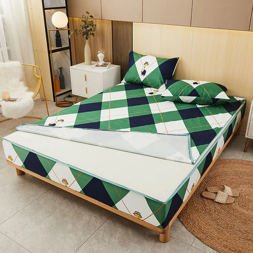 Printed Waterproof Mattress Cover with Zipper