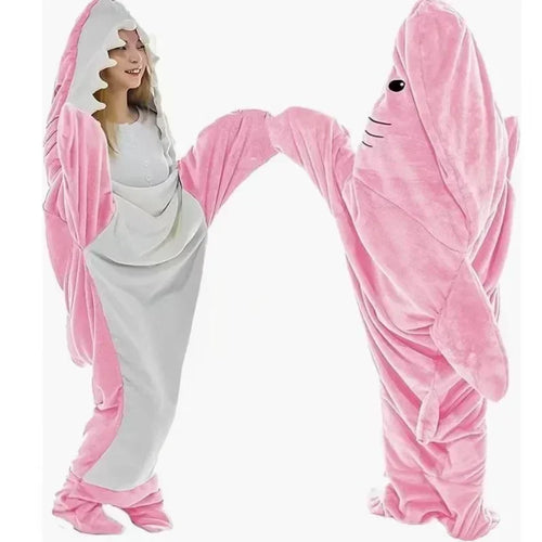 Cartoon Shark Sleeping Bag Pajamas