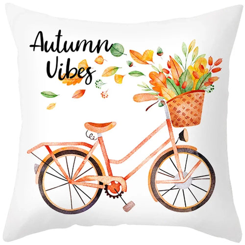 Autumn Fall Pumpkin Pillow Case