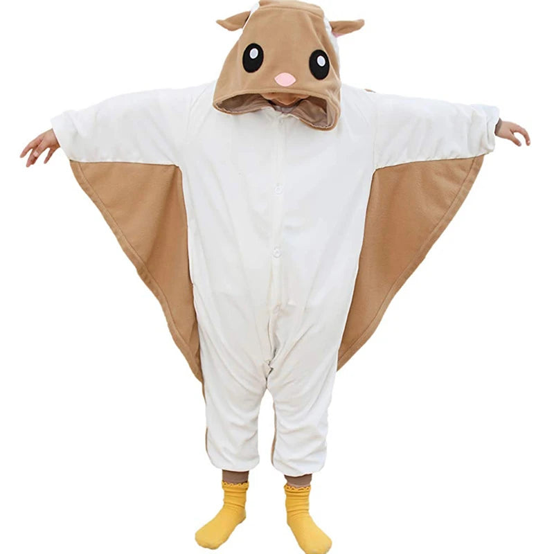 Flying Squirrel Onesie Pajamas