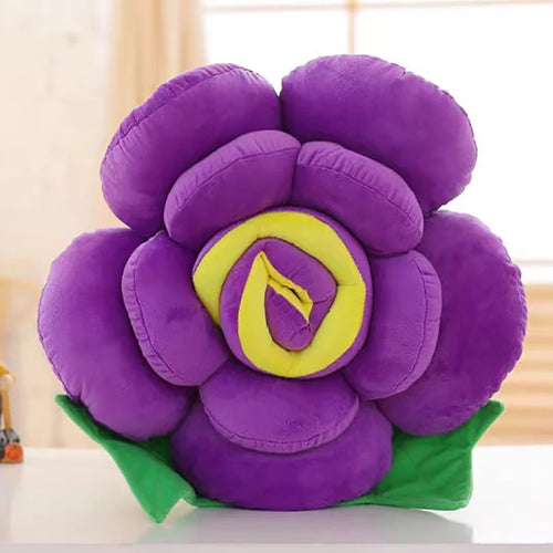Stereoscopic Rose Novelty Throw Pillows