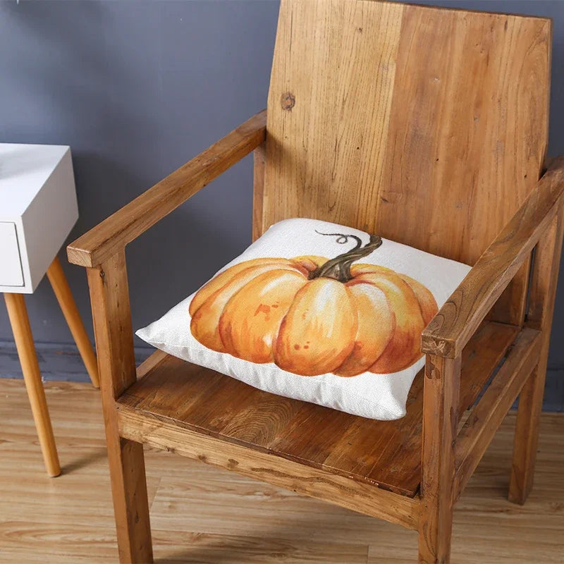 Autumn Fall Pumpkin Pillow Case