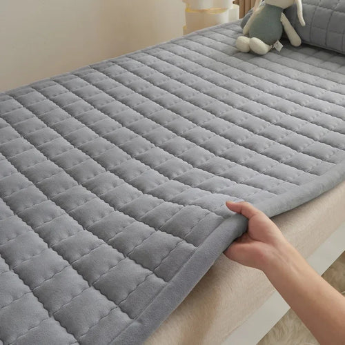 Winter Flannel Soft Mattress Topper