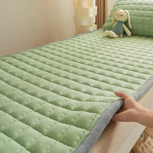 Winter Flannel Soft Mattress Topper
