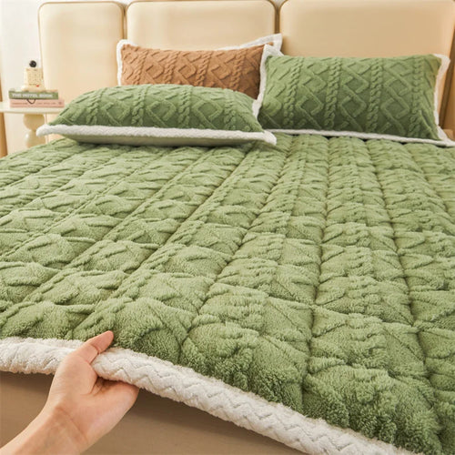 Thick Fleece Mattress Pad