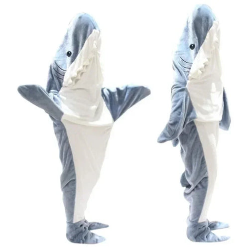 Cartoon Shark Sleeping Bag Pajamas