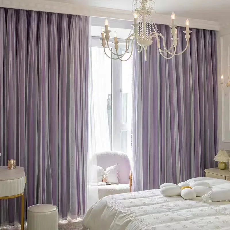 Cloth Gauze Integrated Curtain Modern
