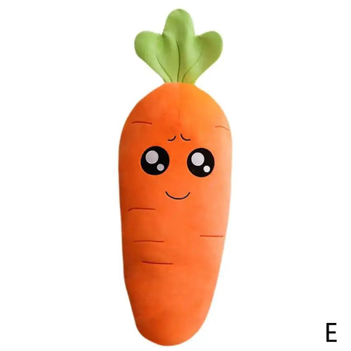 Expression Carrot Plush Novelty Pillow