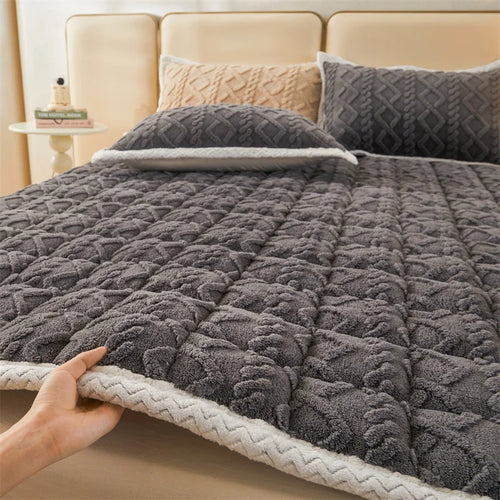 Thick Fleece Mattress Pad