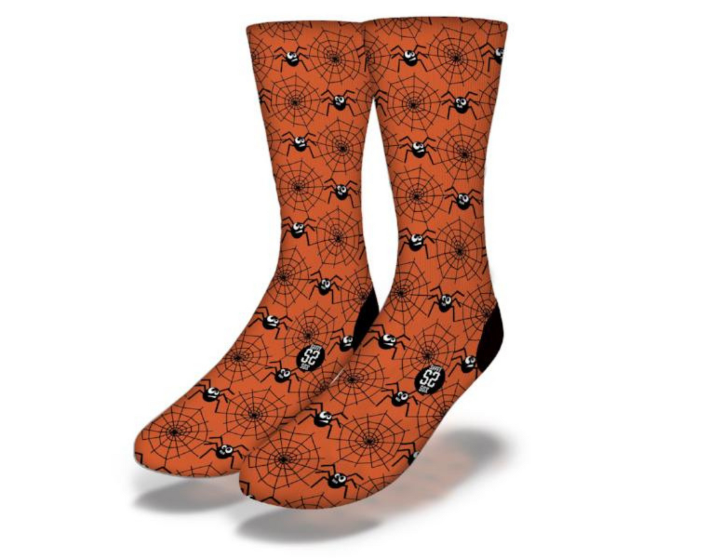 Spooky Spiders & Webs Halloween Socks