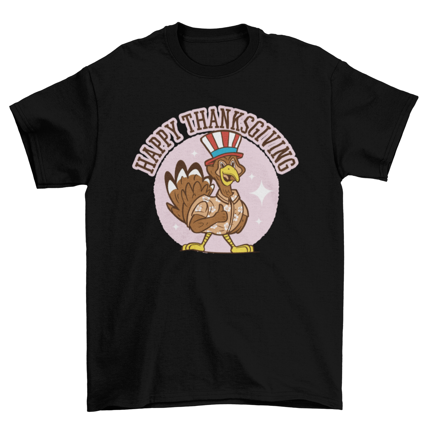 Patriot Thanksgiving T-shirt – Festive, Fun, and Feathered Comfort