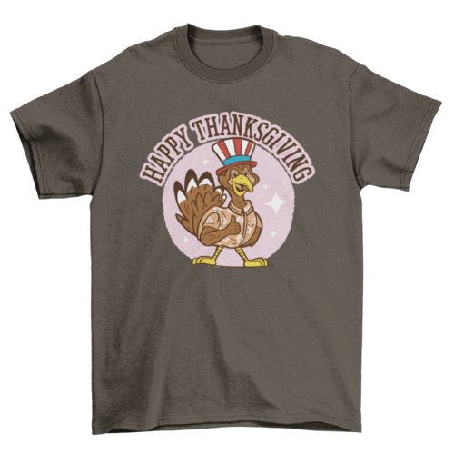 Patriot Thanksgiving T-shirt – Festive, Fun, and Feathered Comfort