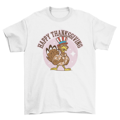 Patriot Thanksgiving T-shirt – Festive, Fun, and Feathered Comfort