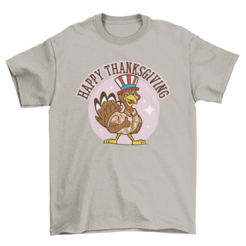 Patriot Thanksgiving T-shirt – Festive, Fun, and Feathered Comfort