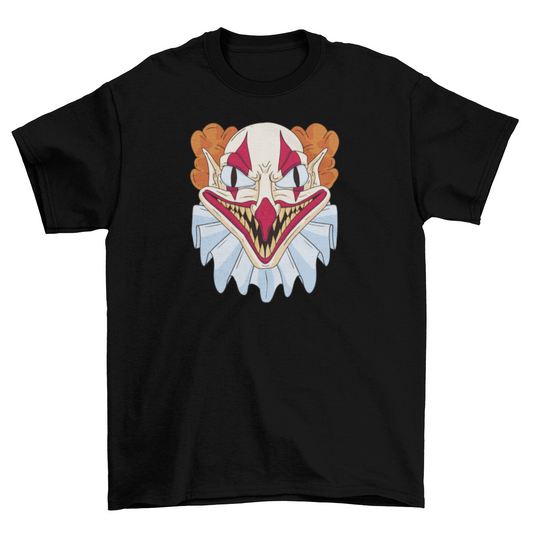 Scary Halloween Clown T-Shirt – Unleash Your Spooky Side