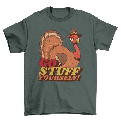 Funny Anti-Thanksgiving T-Shirt | Playful & Comfy Holiday Tee