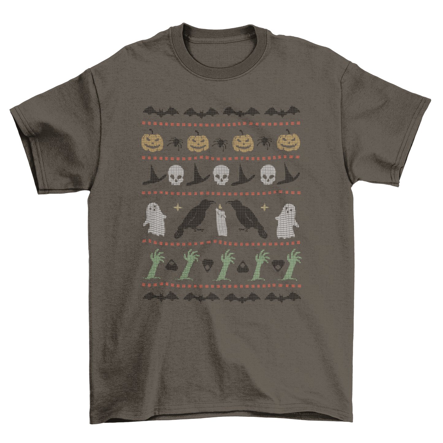 Halloween Spooky Ugly Sweater T-Shirt – Boo-tifully Comfy for the Sleep-Deprived and Pumpkin-Spiced