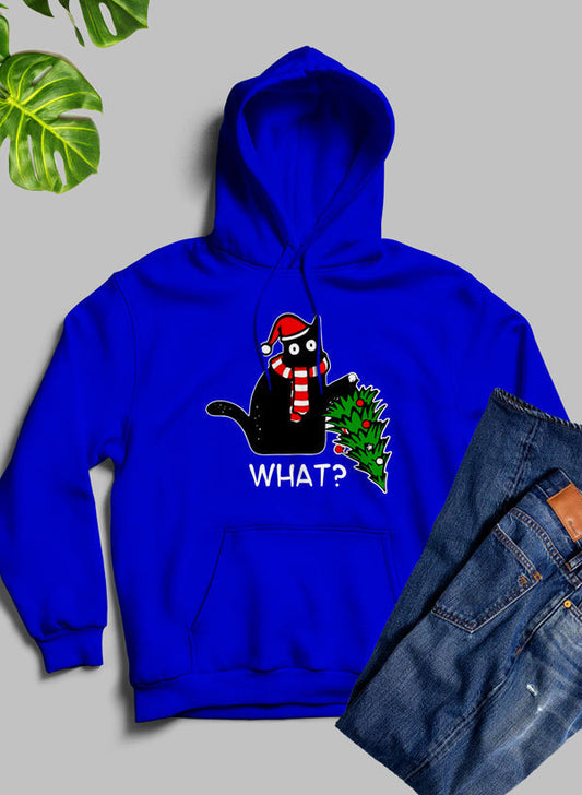 What? Cat Christmas Tree Hoodie – Purrfectly Festive and Cozy