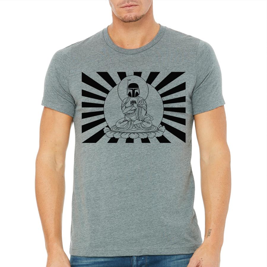 Star Wars Bobba Fett Buddha T-shirt