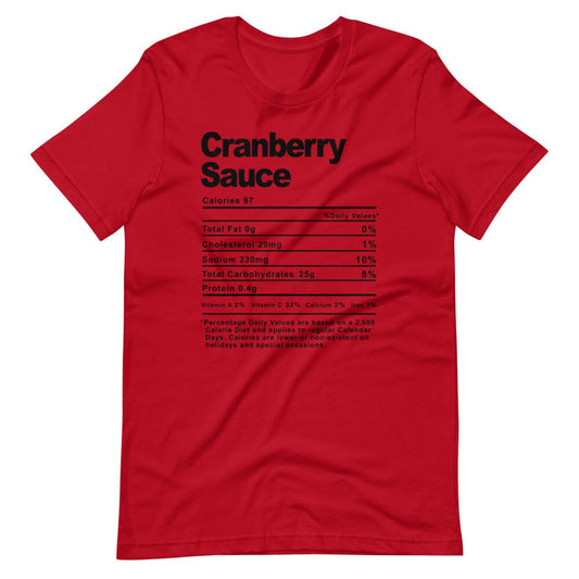 Cranberry Sauce Thanksgiving Tee – Holiday Cheer in T-Shirt Form