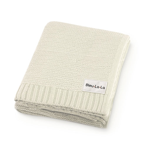 Organic Cotton Luxury Knit Baby Swaddle Blanket