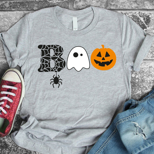 Boo Halloween T-Shirt – Soft, Spooky, and Seriously Stylish