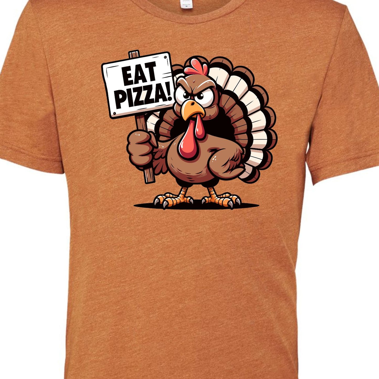 Eat Pizza Turkey Boycotting Thanksgiving T-Shirt – Comfort Meets Holiday Rebellion