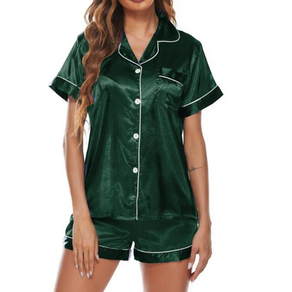 Women's Silk Satin Pajamas and Loungewear PJ Set