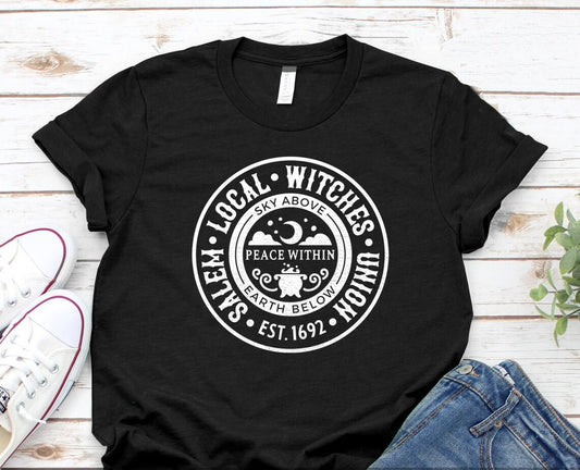 Local Witches Halloween T-shirt – Cast a Stylish Spell This Spooky Season