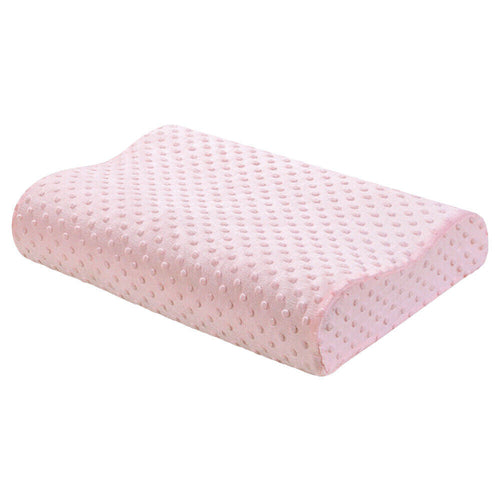 Contour Memory Foam Pillow with Orthopedic Head, Neck and Back Support