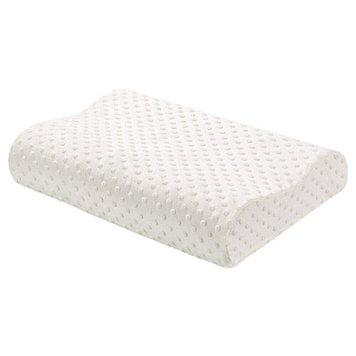 Contour Memory Foam Pillow with Orthopedic Head, Neck and Back Support