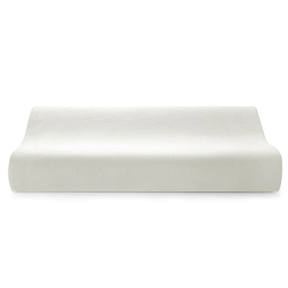 Contour Memory Foam Pillow with Orthopedic Head, Neck and Back Support
