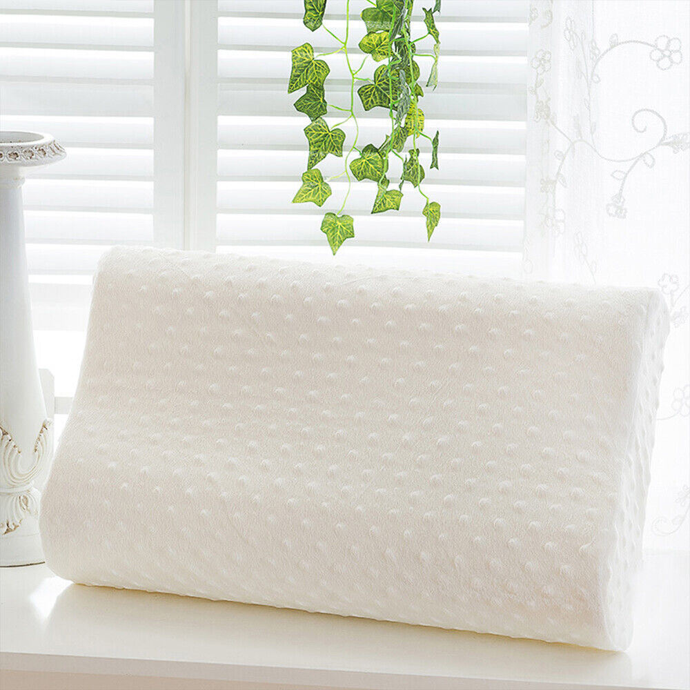 Contour Memory Foam Pillow with Orthopedic Head, Neck and Back Support
