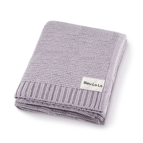 Organic Cotton Luxury Knit Baby Swaddle Blanket