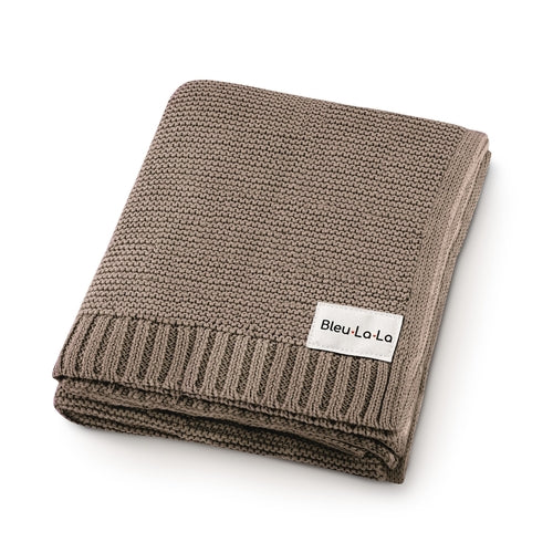 Organic Cotton Luxury Knit Baby Swaddle Blanket