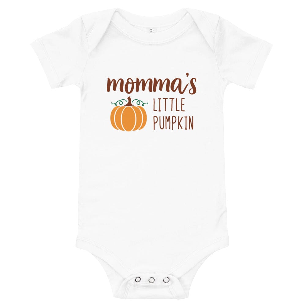 Momma's Little Pumpkin Baby Onesie – Festive Baby Bodysuit for Thanksgiving Cuddles & Smiles