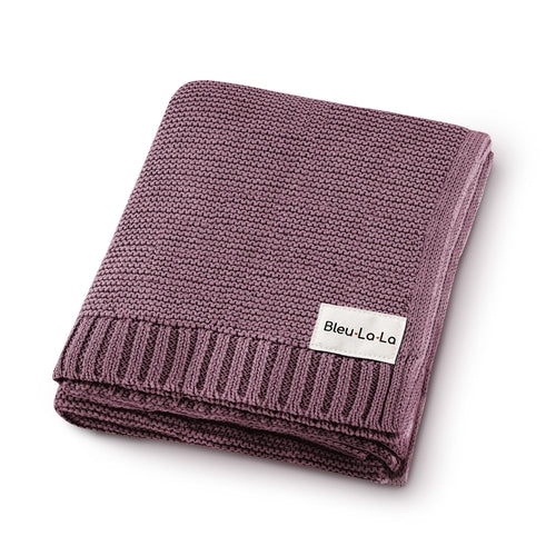 Organic Cotton Luxury Knit Baby Swaddle Blanket