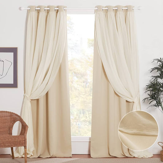 Transform Your Space: How to Layer Sheer and Blackout Curtains