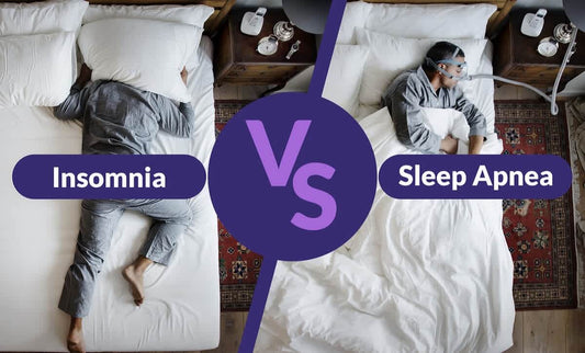 What is the difference between sleep apnea and insomnia?