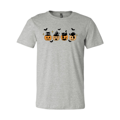 Black Cat Pumpkin Halloween Shirt