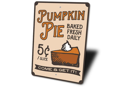 Pumpkin Pie Thanksgiving Sign