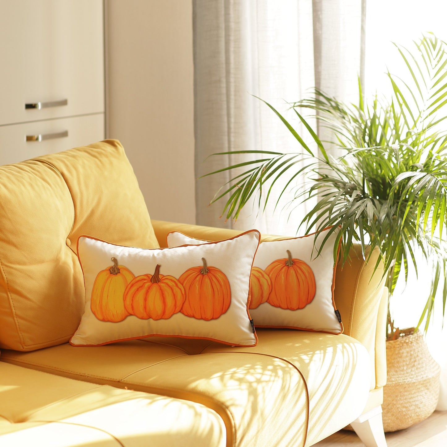 Thanksgiving Pumpkin Throw Pillow Covers