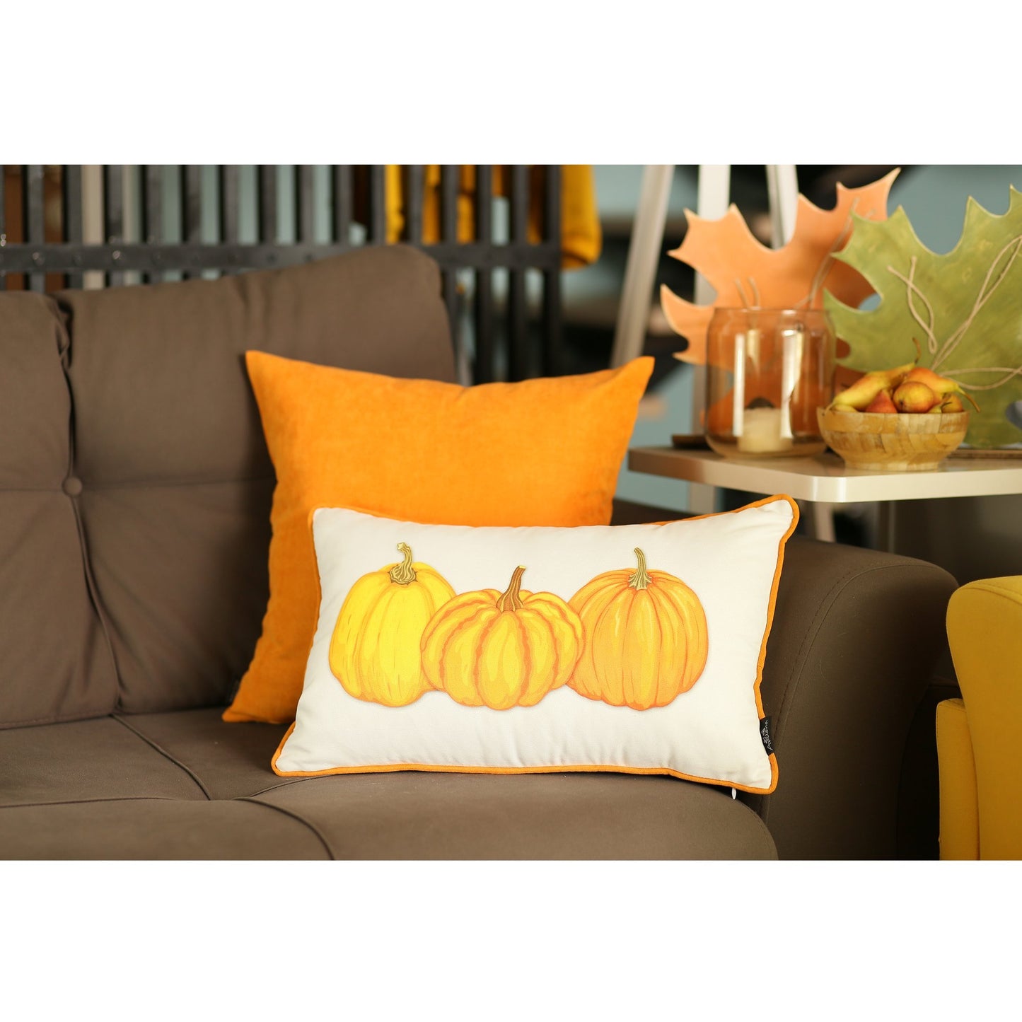 Thanksgiving Pumpkin Throw Pillow Covers