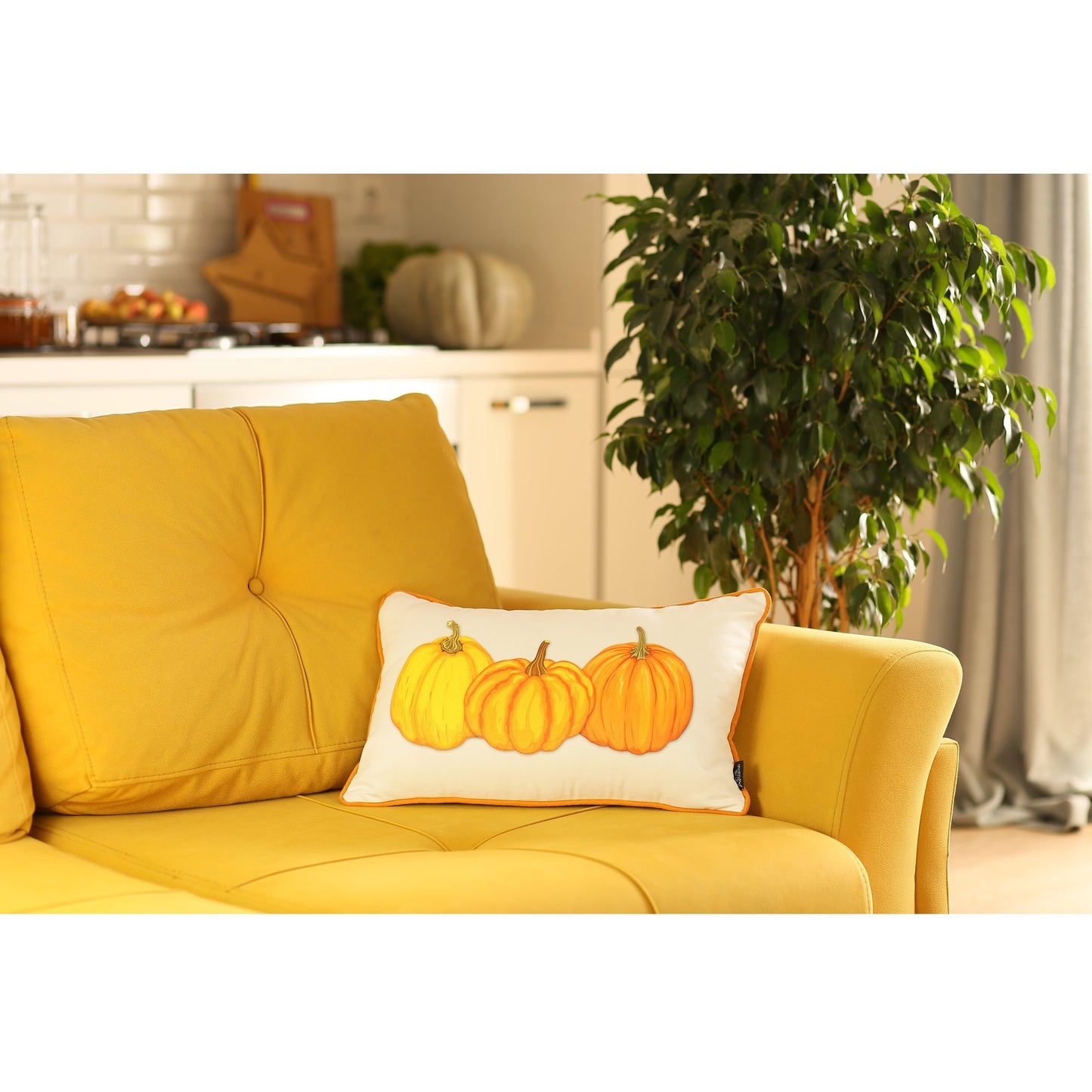 Thanksgiving Pumpkin Throw Pillow Covers