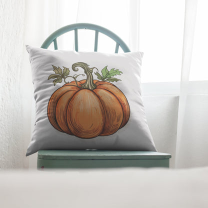 Pumpkin Pattern Throw Pillow