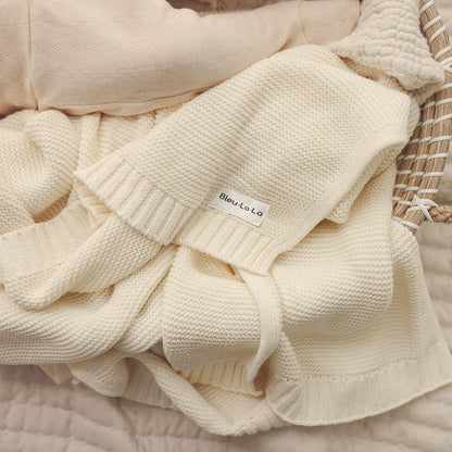 Organic Cotton Luxury Knit Baby Swaddle Blanket