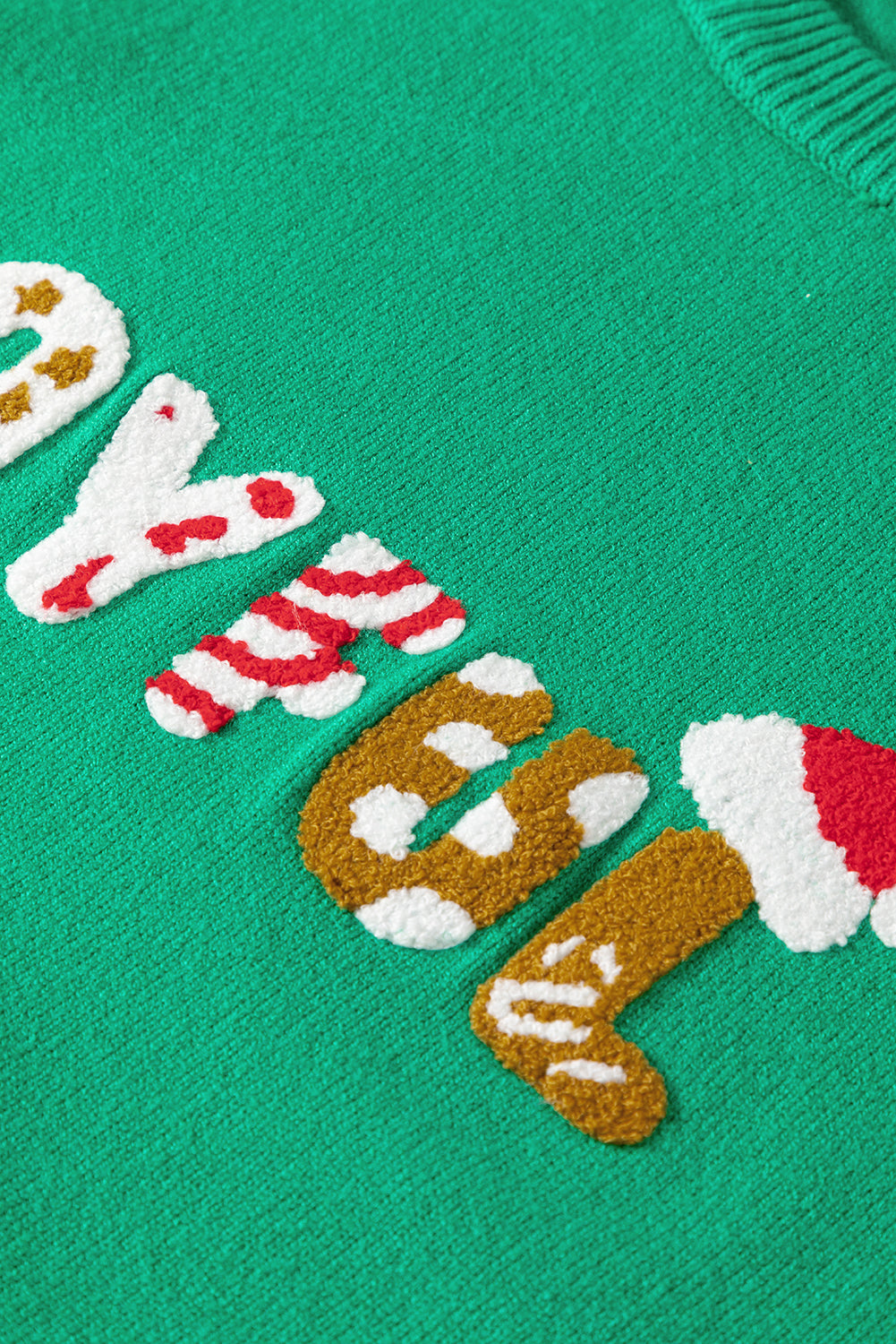 JOYFUL Graphic Christmas Sweater