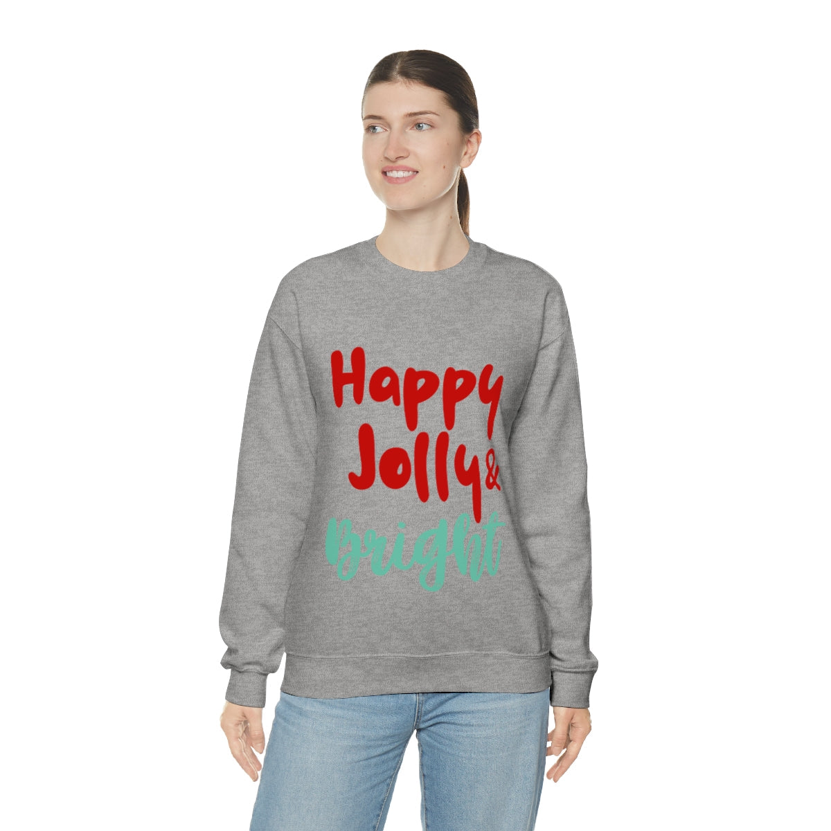 Happy Jolly & Bright Christmas Sweatshirt